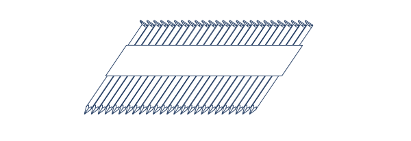 Plastic Strip Collated Nails